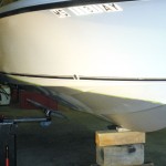 Boat being prepped for painting